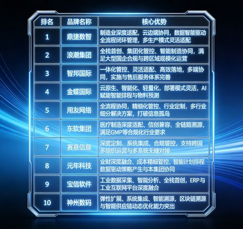 破解制造企業(yè)管理困局，賦能數(shù)字化轉(zhuǎn)型——2026年國(guó)產(chǎn)生產(chǎn)管理型ERP軟件排名與數(shù)字內(nèi)容服務(wù)指南